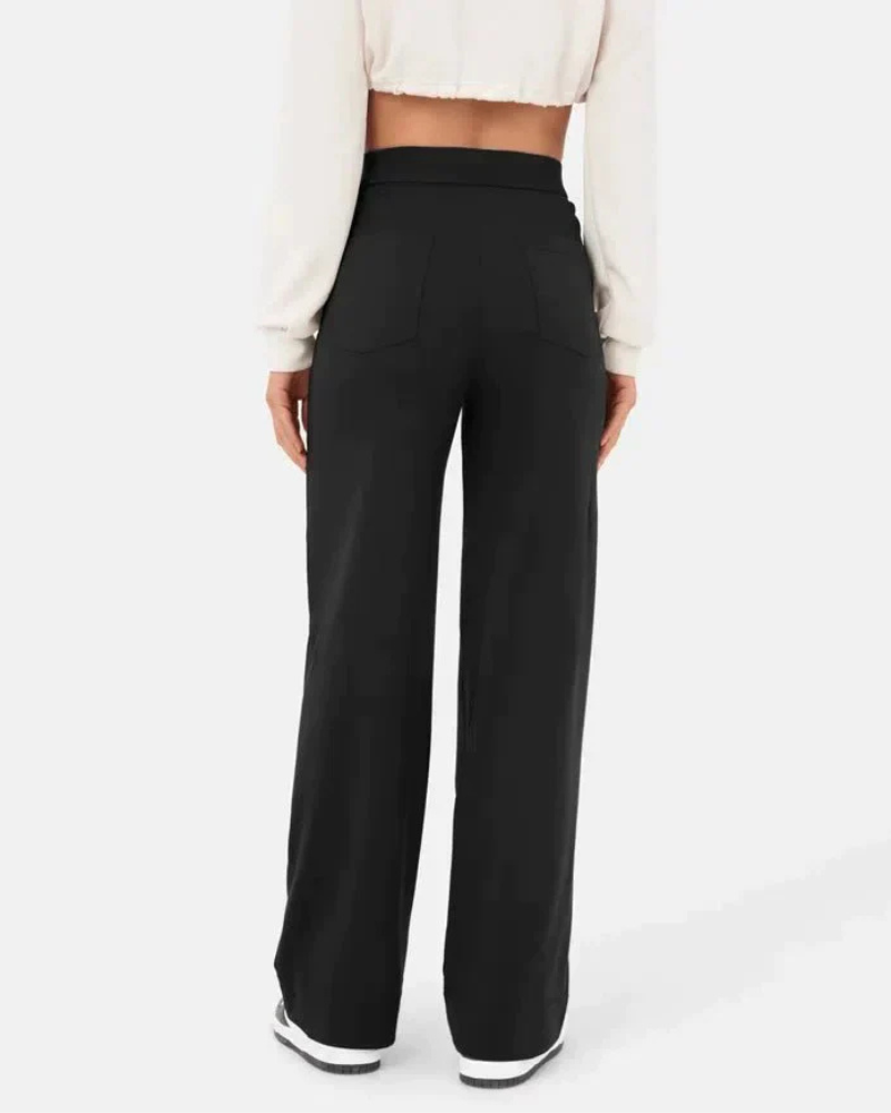 Ines | Pantalon Élastiqué pour femme | Taille haute