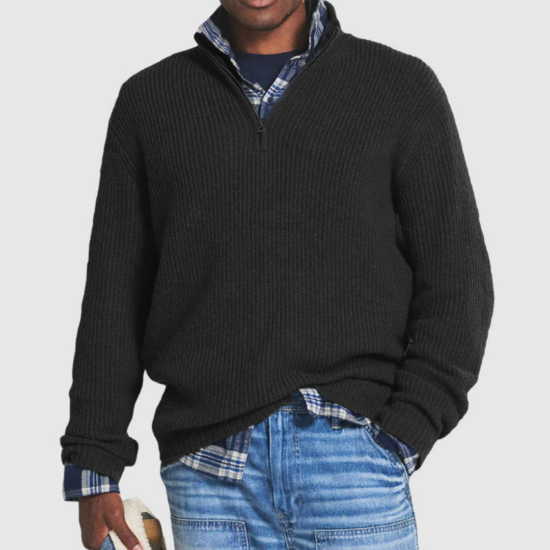 Pull Fermeture Demi-Zippée Pour Hommes | Chaud