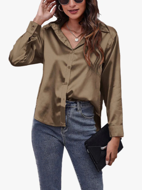 Chemise Sophistiqué Pour Femme | Manche Longue