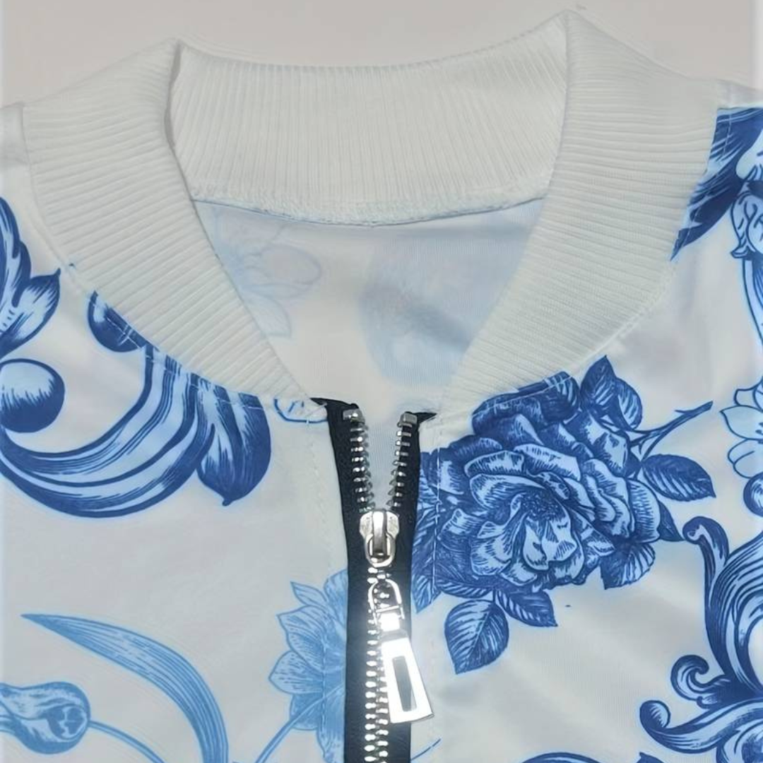 Azalea | Veste Fleuri Pour Femme | Court