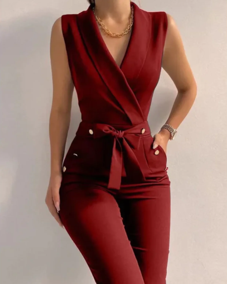 Angie | Combinaison Chic Pour Femme | Col en V