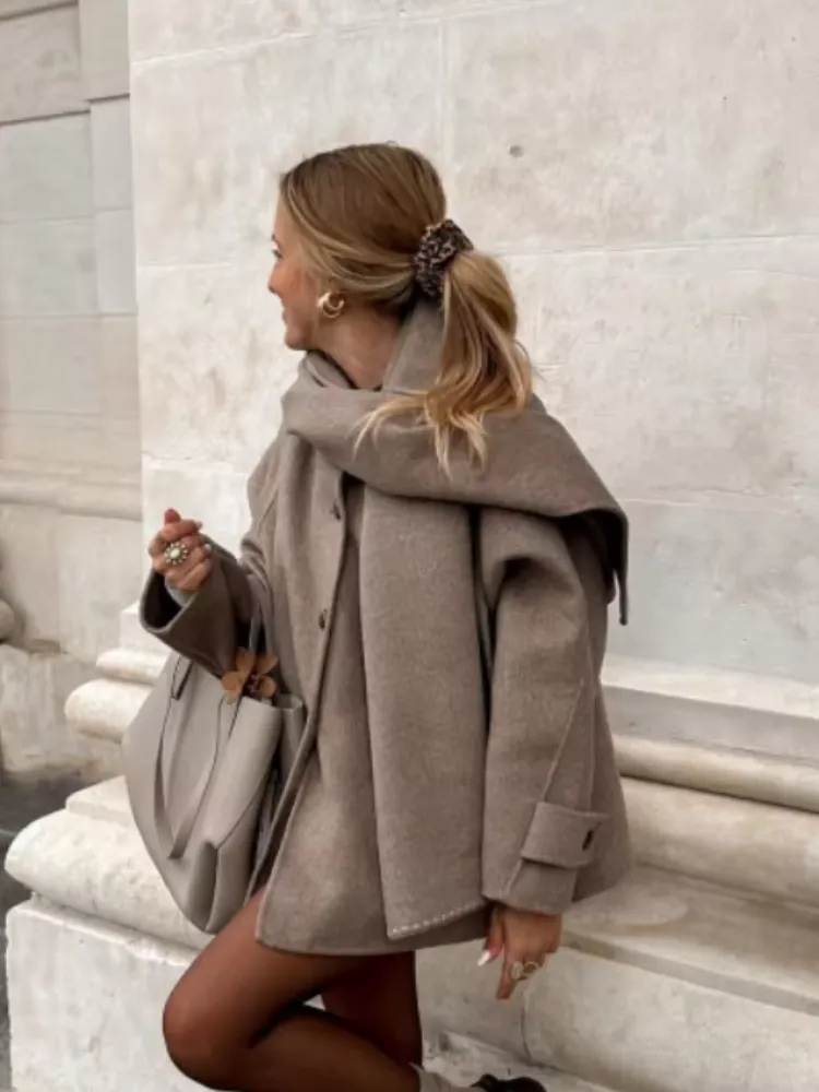 Manteau Surdimensionné Pour Femme | Court