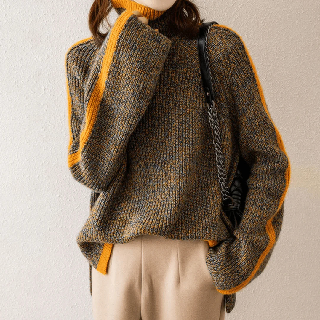 Pull Col Roulé Pour Femme | Chaud