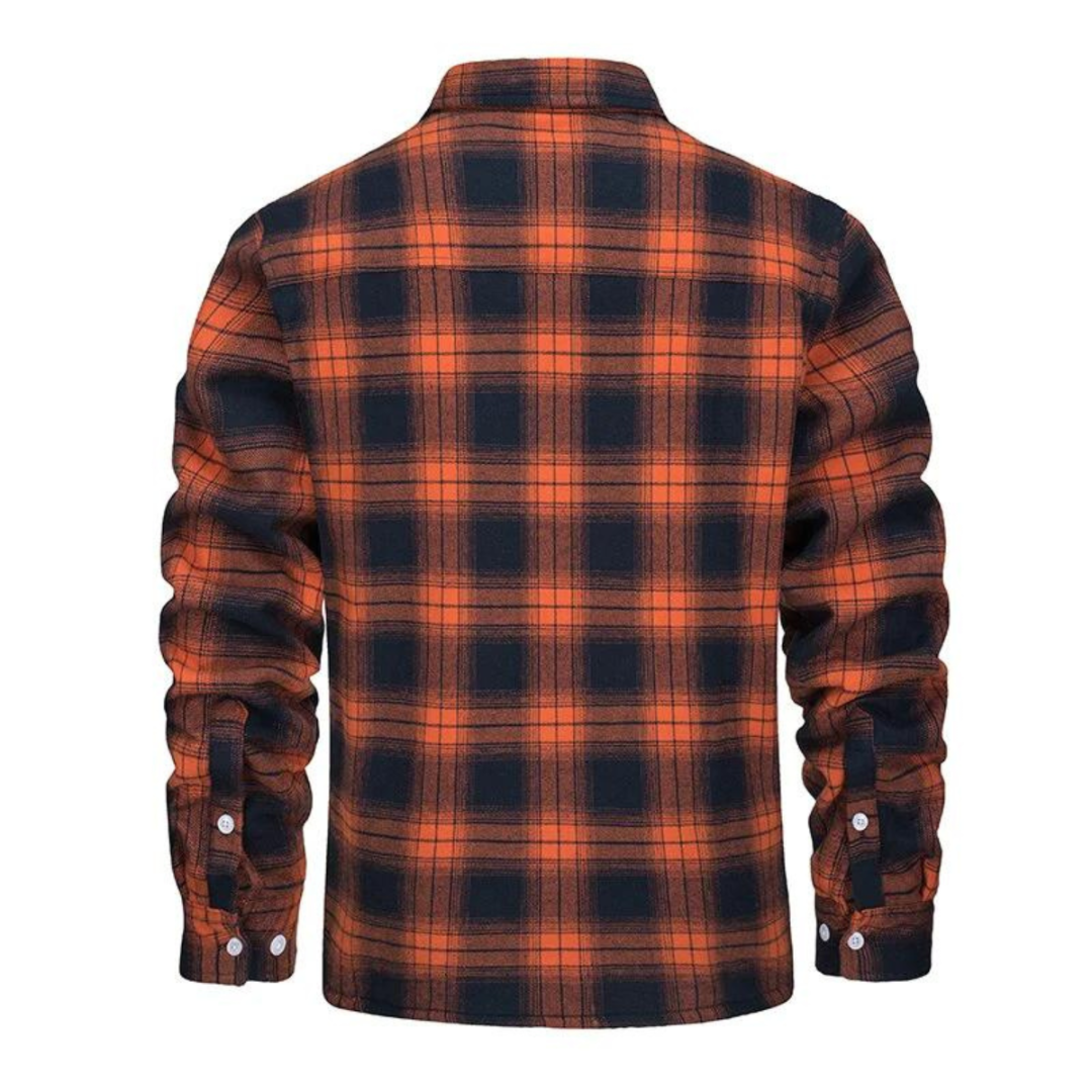 Veste À Carreaux Pour Hommes | Court