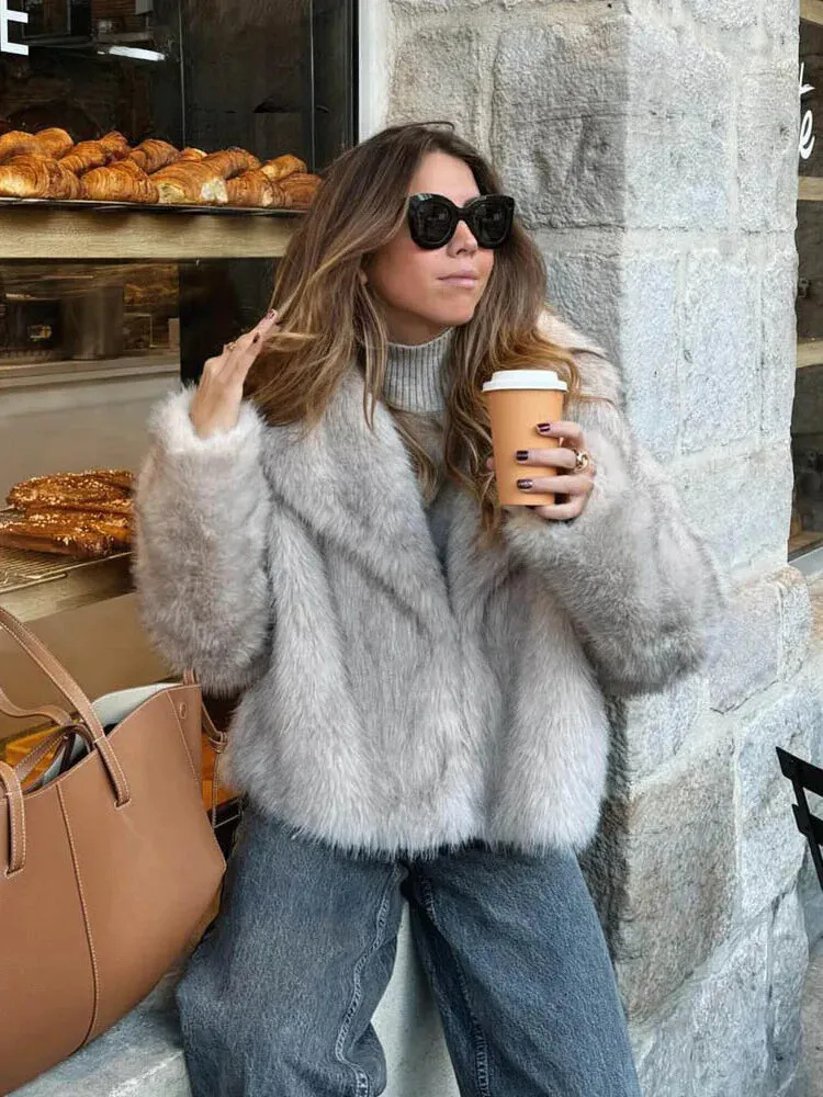 Veste Luxurieux Pour Femme | Court