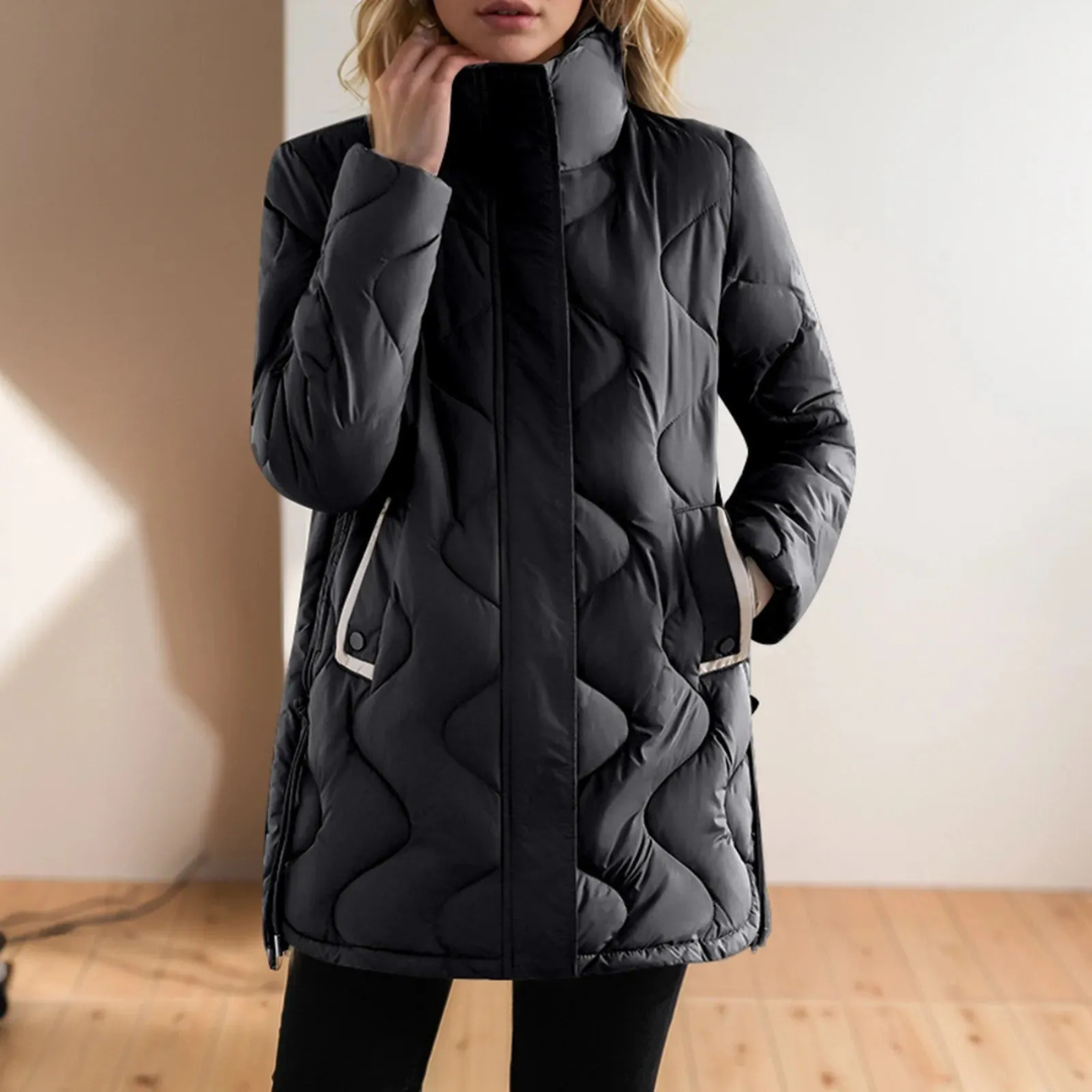 Doudoune Col Montant Pour Femme | Hiver
