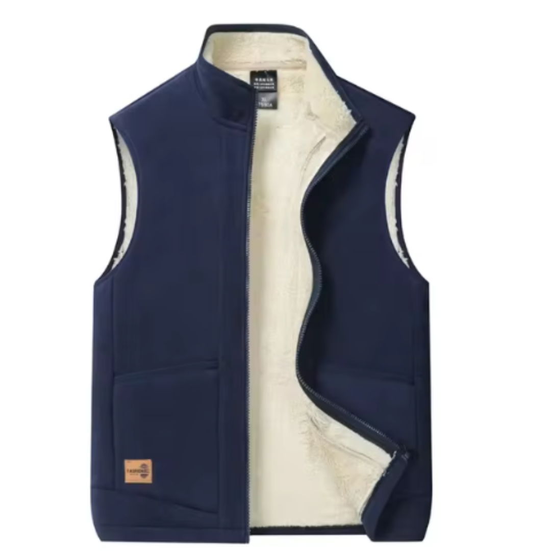 Veste Doublé Pour Hommes | Fermeture Éclair