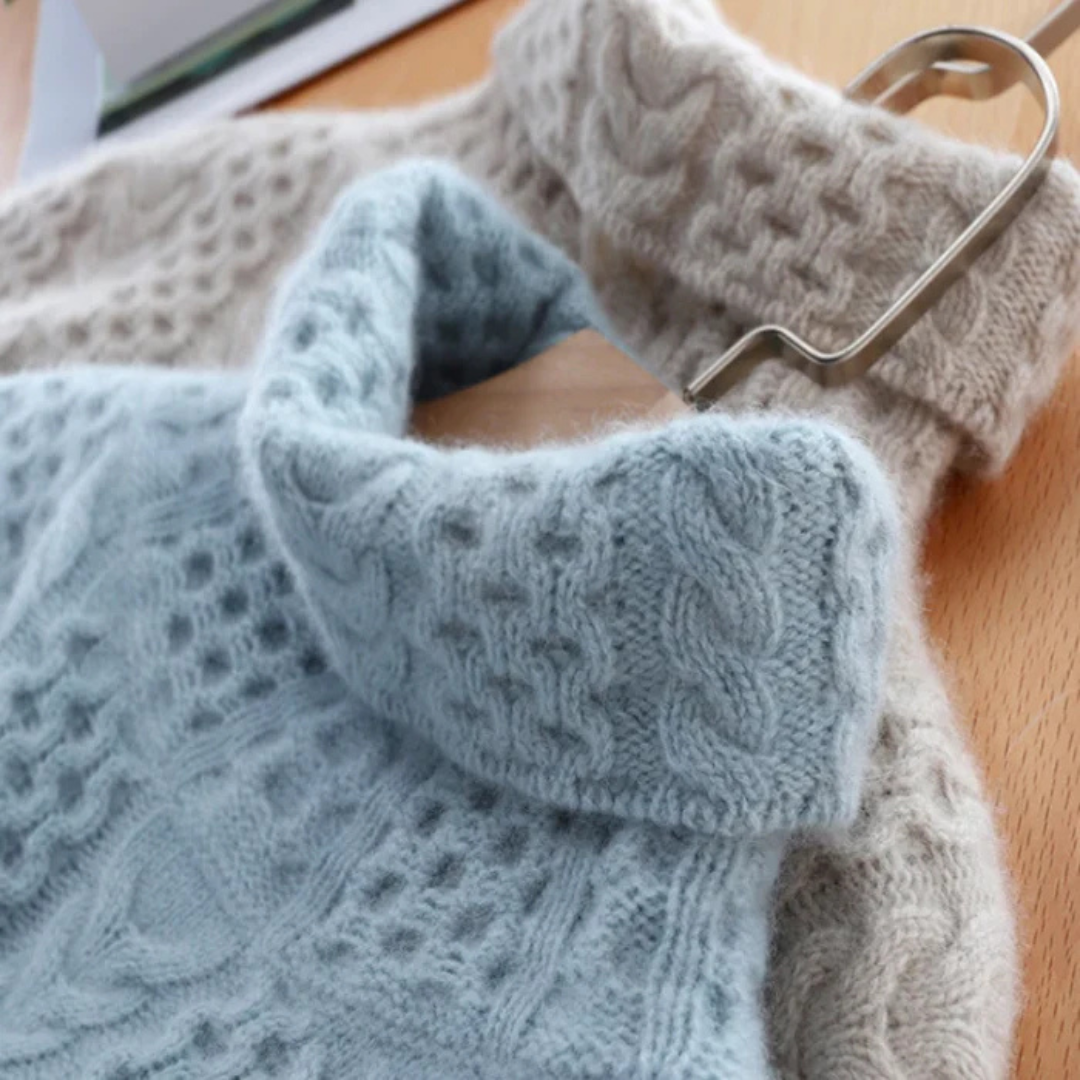 Pull Col Roulé Pour Femme | Chaud