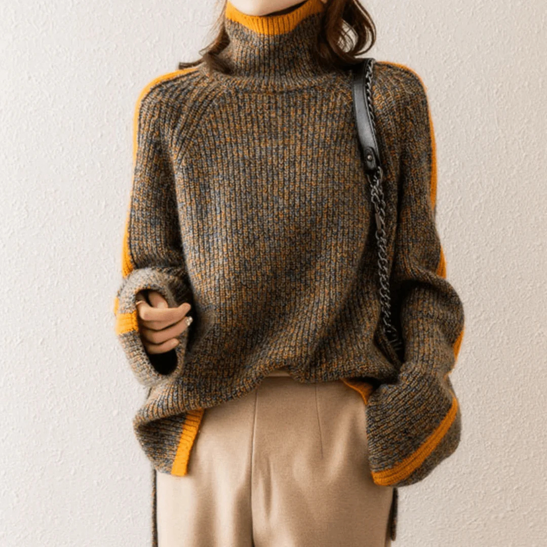 Pull Col Roulé Pour Femme | Chaud