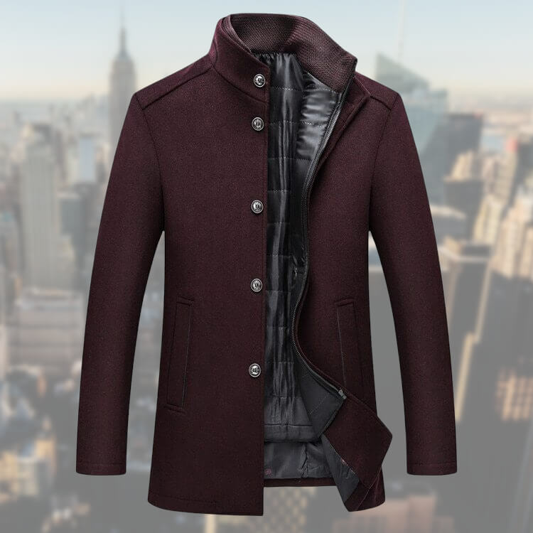 Samuel | Manteau Élégant avec Gilet | Ensemble