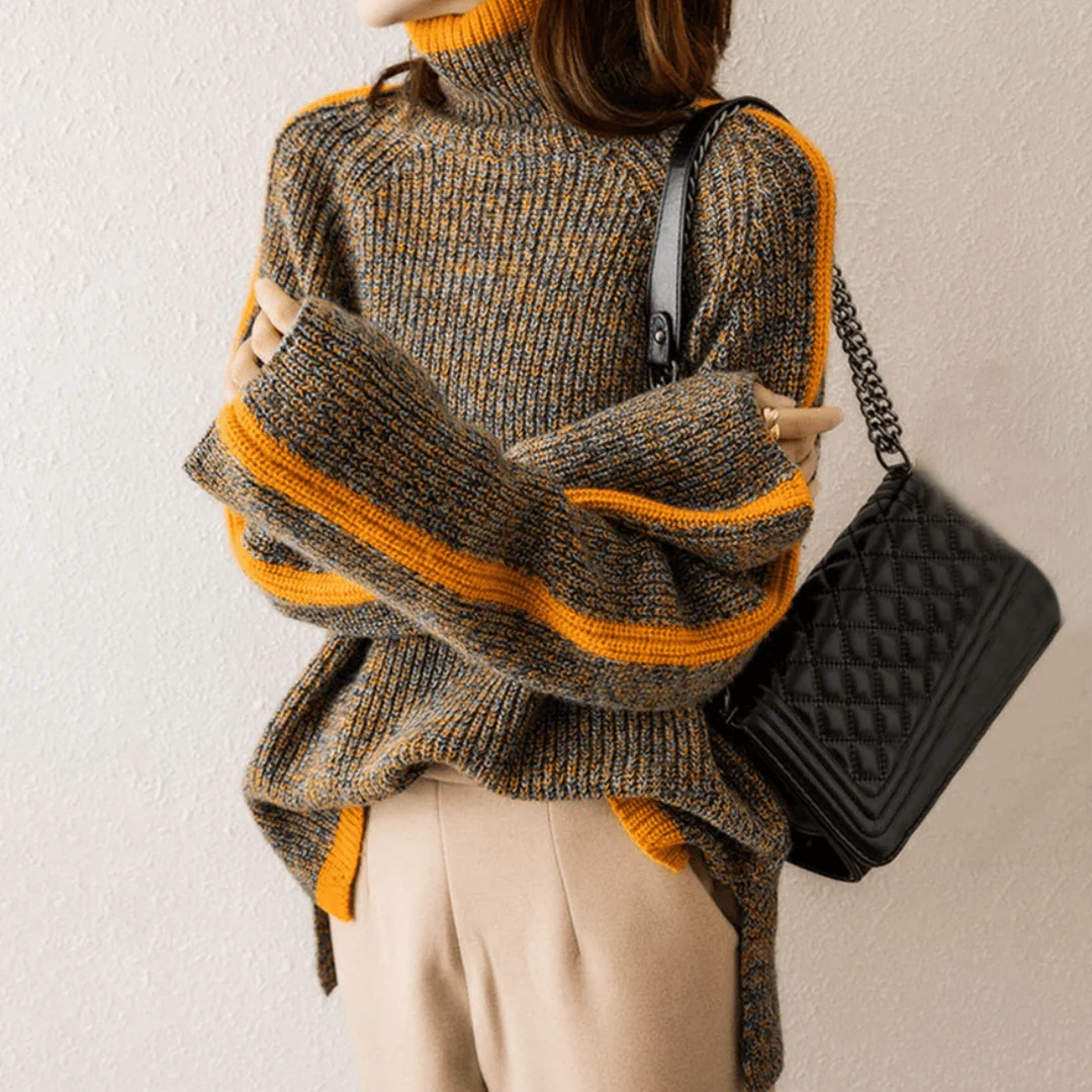 Pull Col Roulé Pour Femme | Chaud