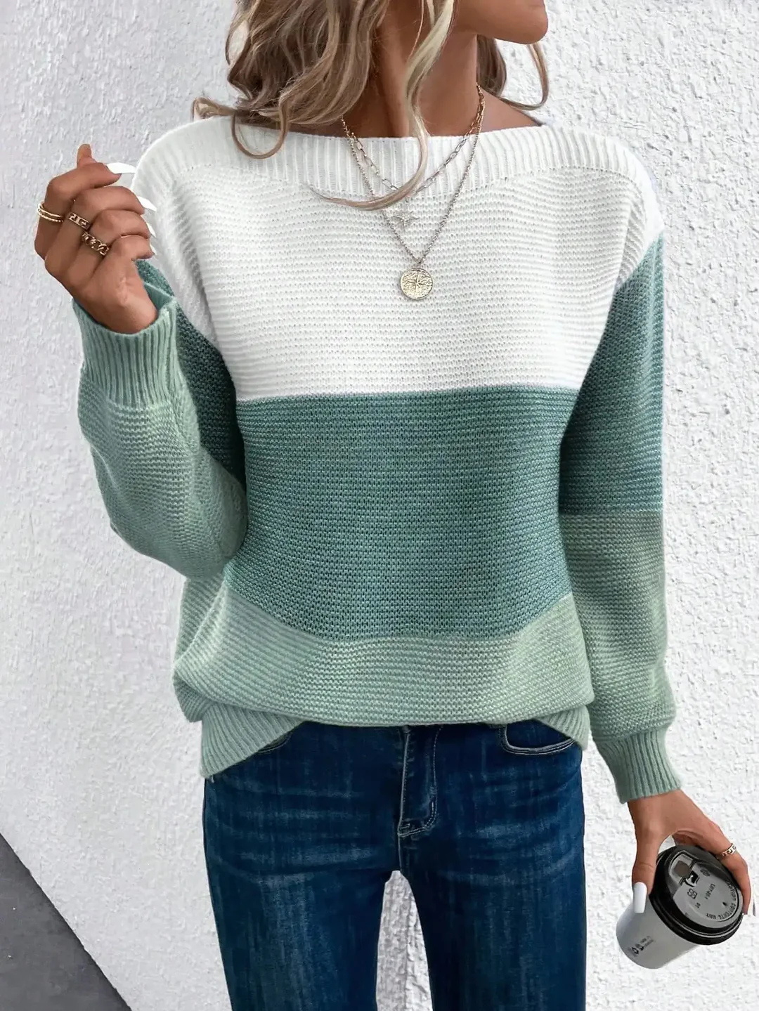 Pull Tricoté Pour Femme | Trois Tons