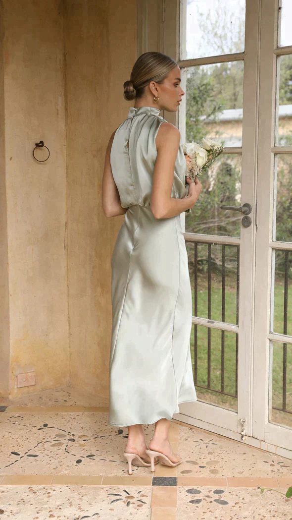 Robe d'invitée de Mariage Brillant Pour Femme | Maxi
