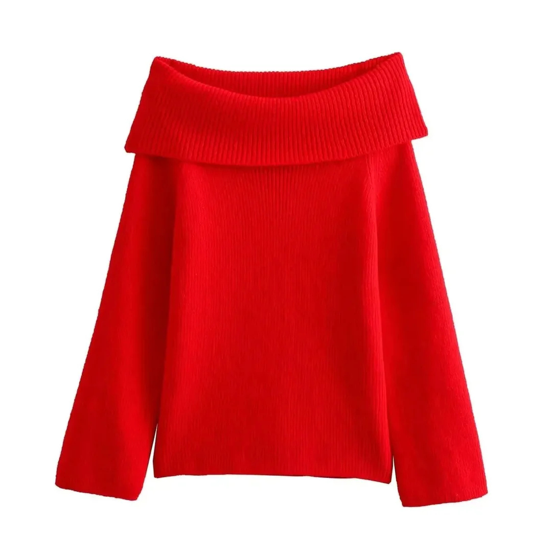 Pull Épaule Nue Pour Femme | Chaud
