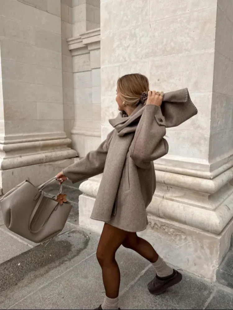 Manteau Surdimensionné Pour Femme | Court