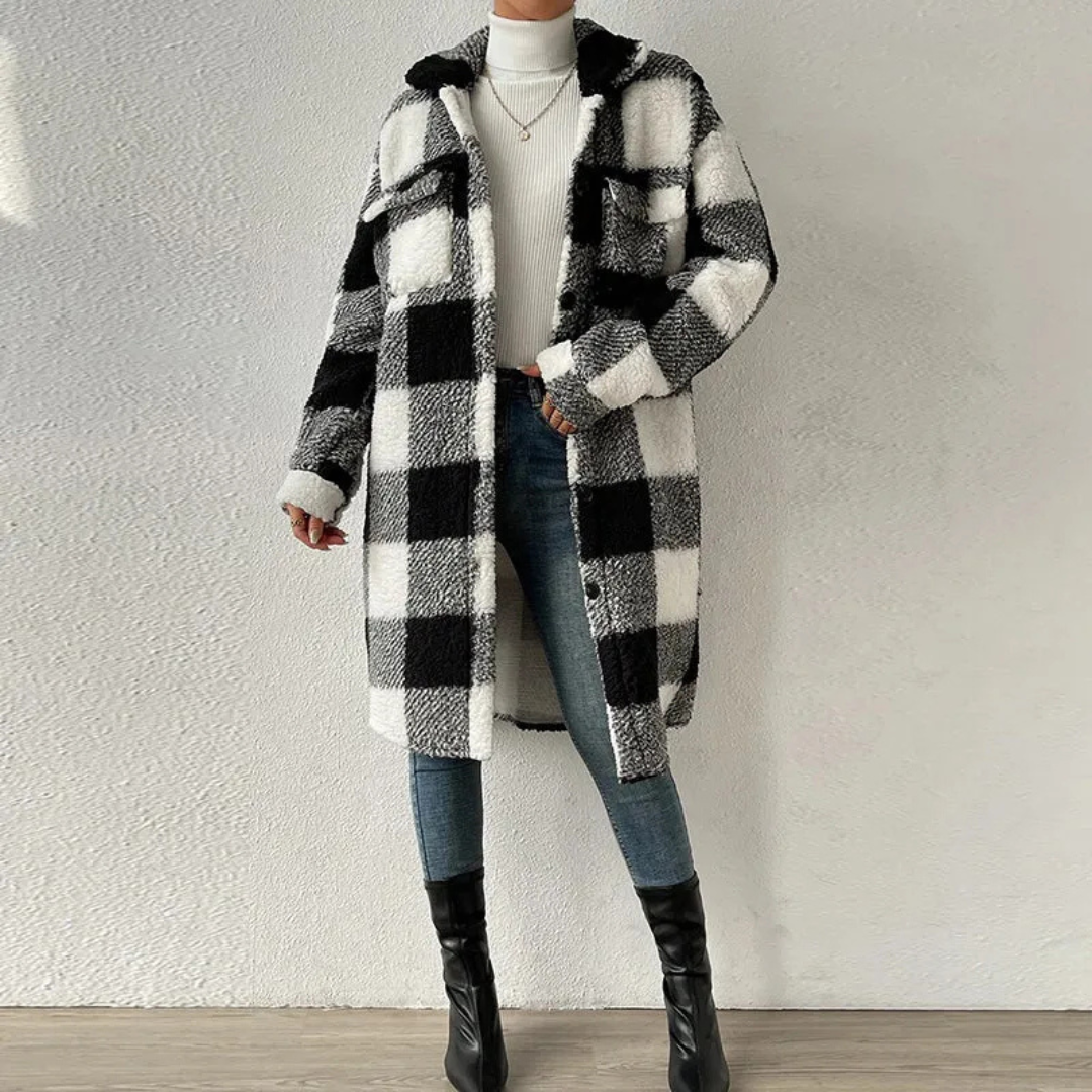 Manteau Tendance Pour Femme | À Carreaux