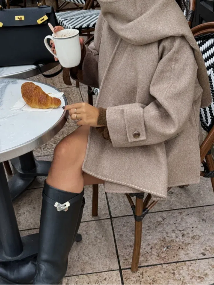 Manteau Surdimensionné Pour Femme | Court