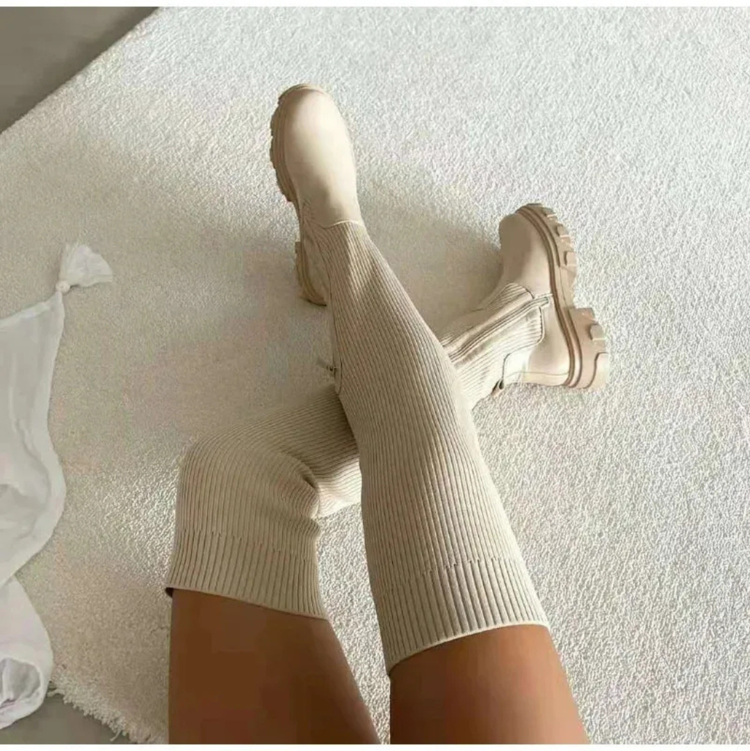Bottines Montant Pour Femme | Tricoté