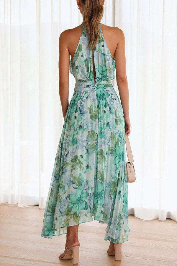Robe Fleurie Charmant Pour Femme | Maxi