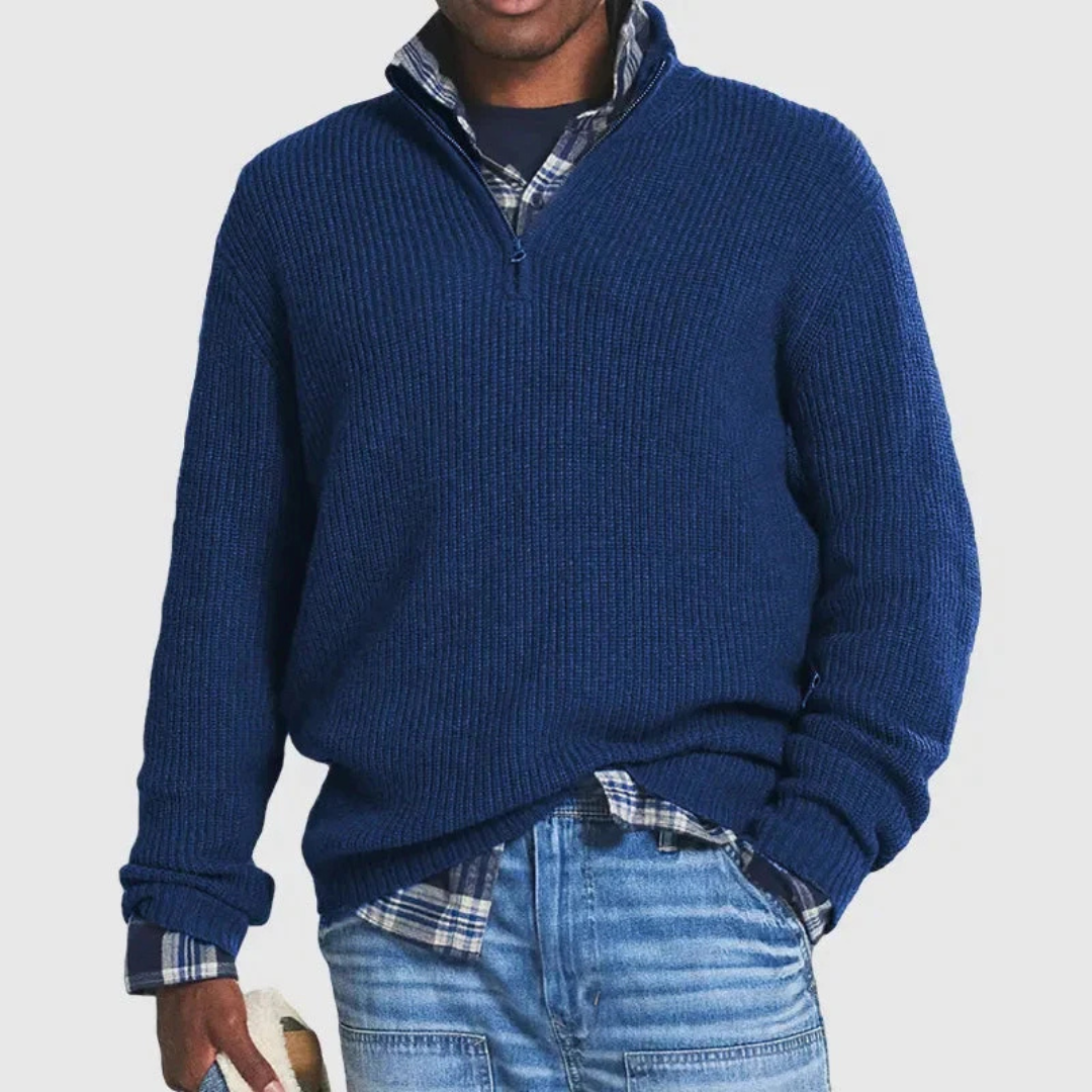 Pull Fermeture Demi-Zippée Pour Hommes | Chaud