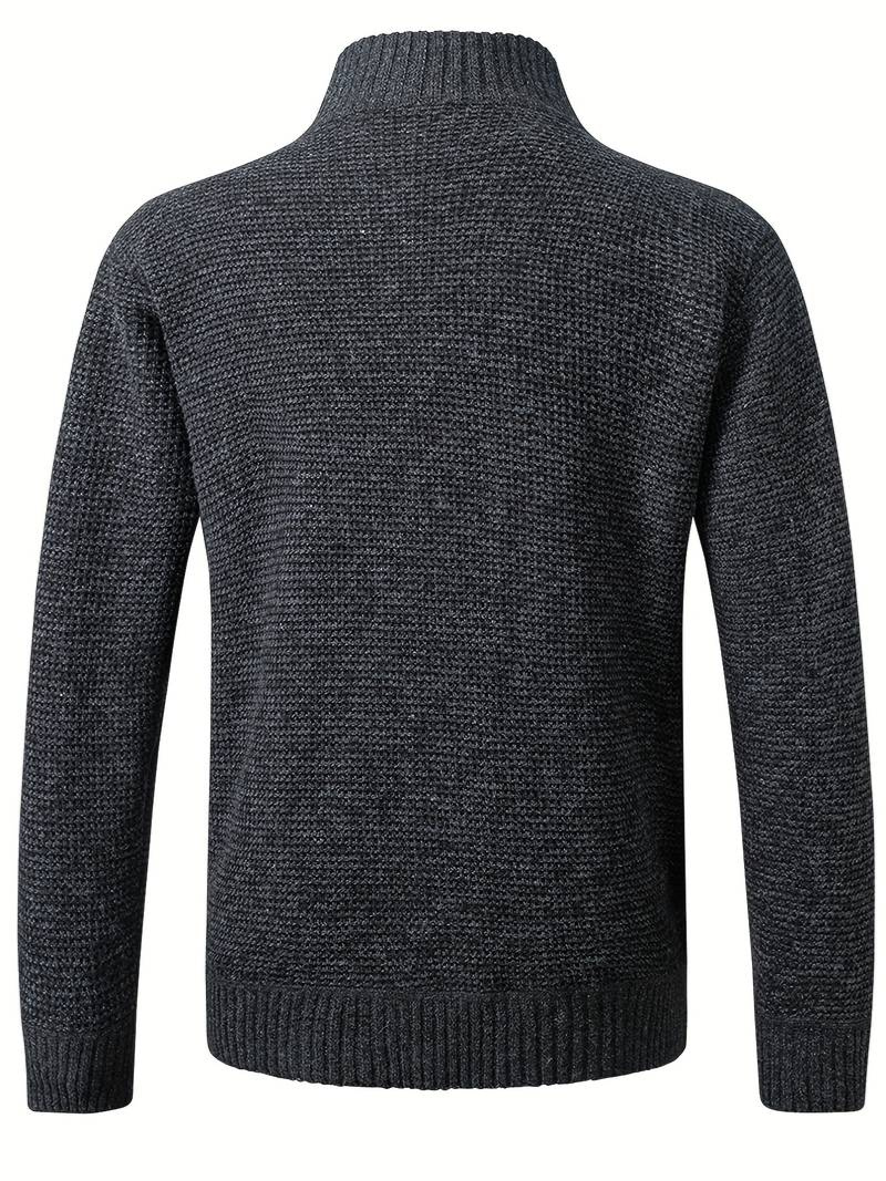 Aksel | Cardigan Chaud Pour Hommes | Fermeture éclair
