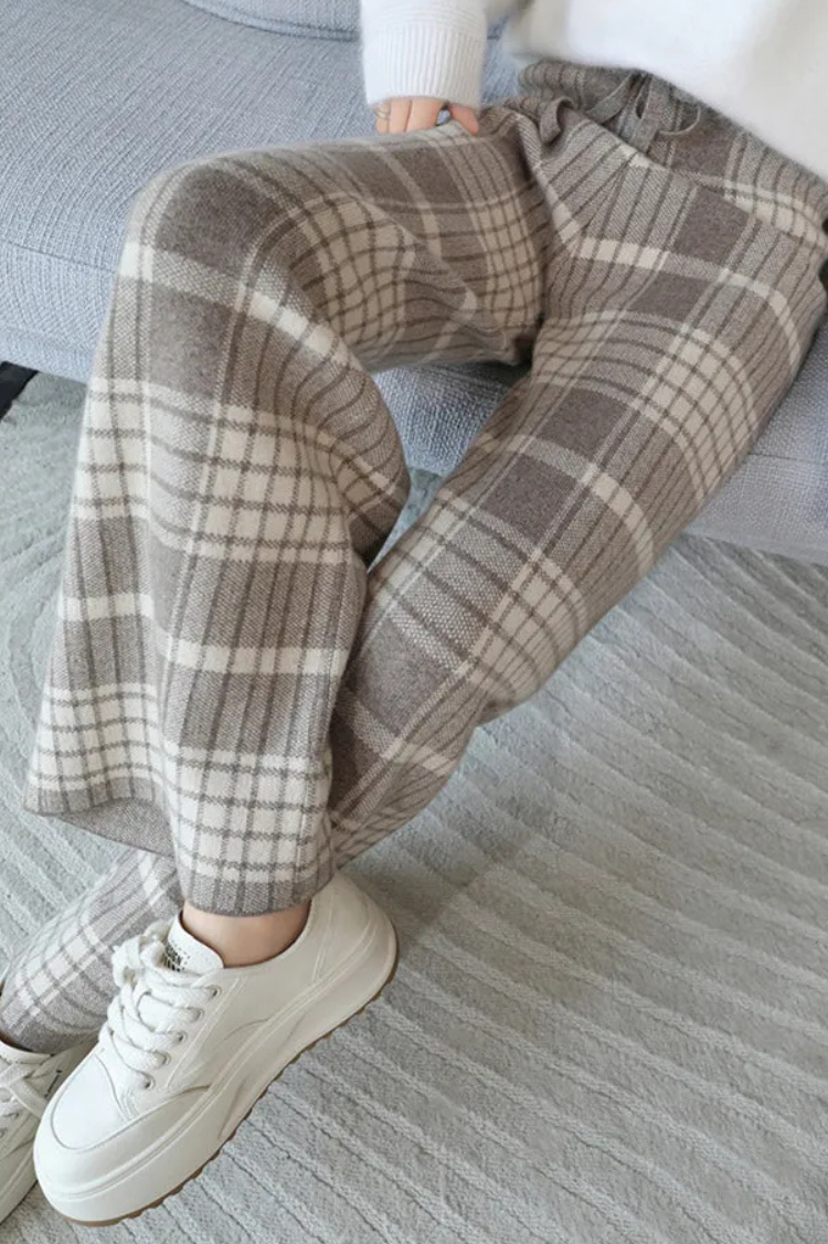 Pantalon Décontracté Pour Femme | À Carreaux