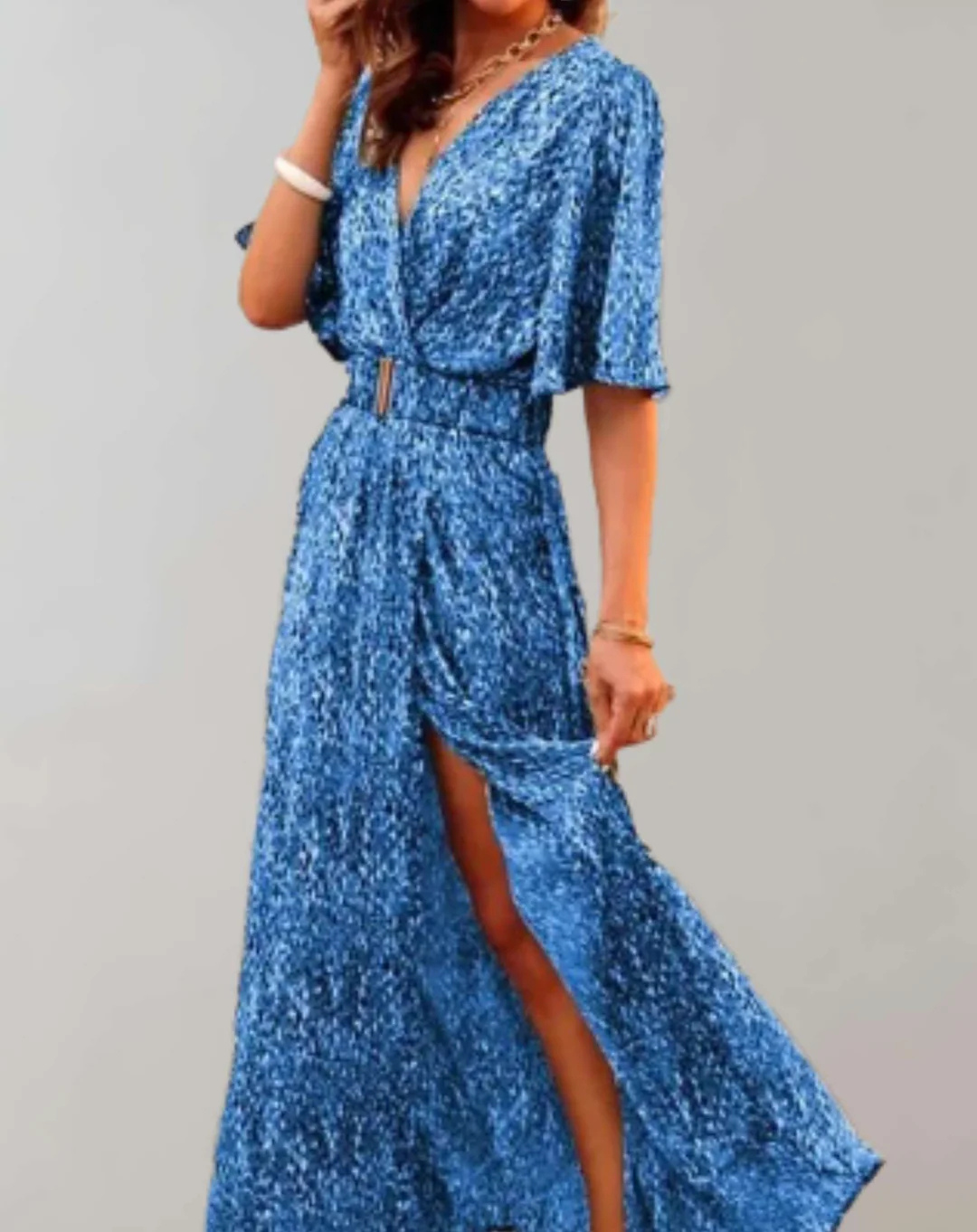 Robe Fendue Décontractée Pour Femme | Maxi