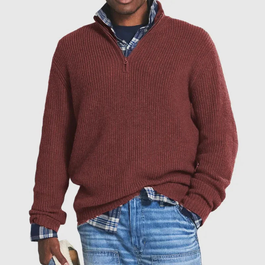 Pull Fermeture Demi-Zippée Pour Hommes | Chaud