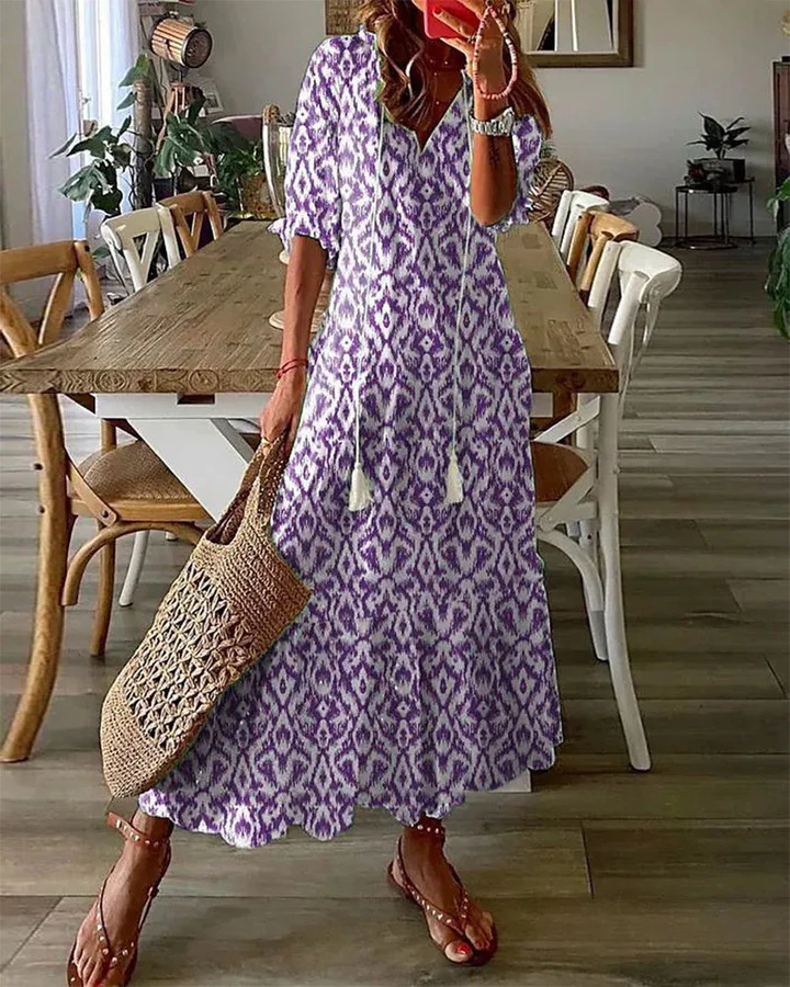 Robe d'été Bohème Pour Femme | Maxi