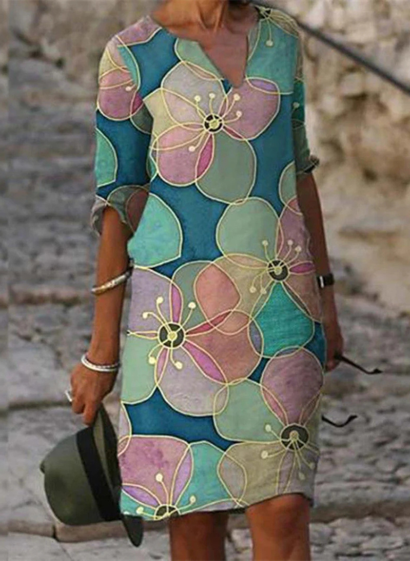 Robe d'été Fleurie Pour Femme | Midi