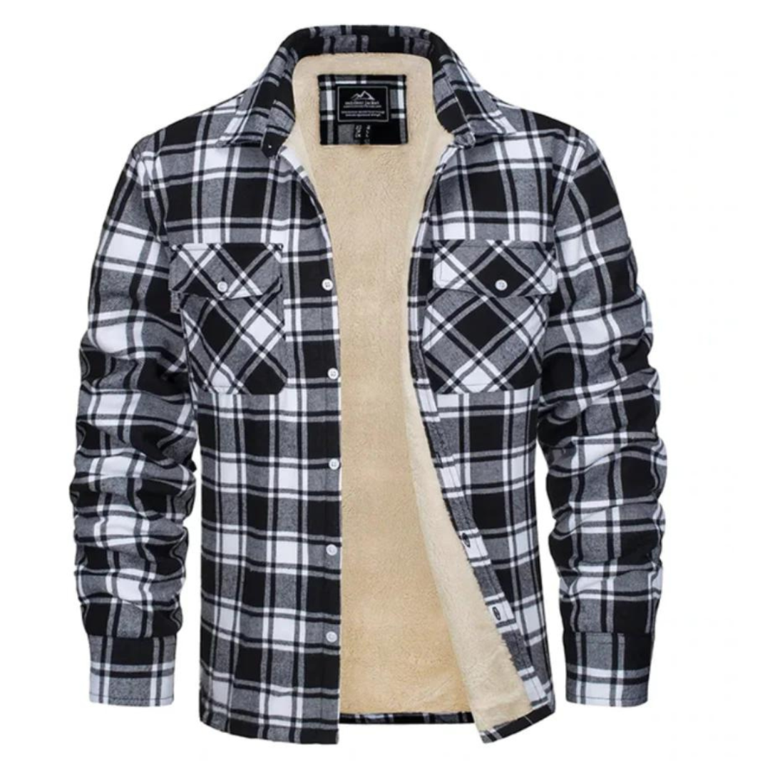 Veste À Carreaux Pour Hommes | Court