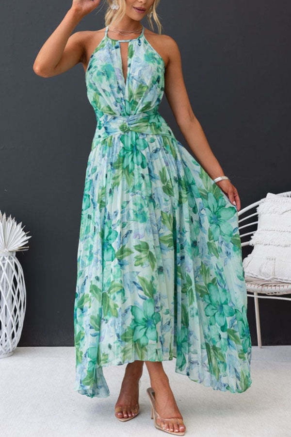 Robe Fleurie Charmant Pour Femme | Maxi