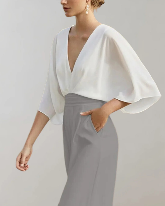 Combinaison Elégant Col en V Profond Pour Femme