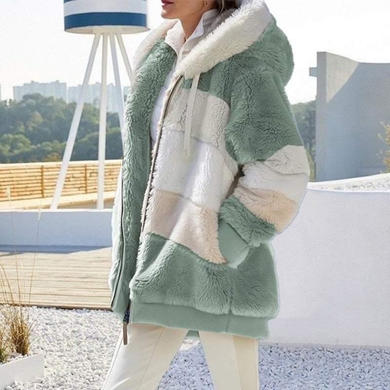 Madelaine | Veste Peluche pour Femme | Hiver