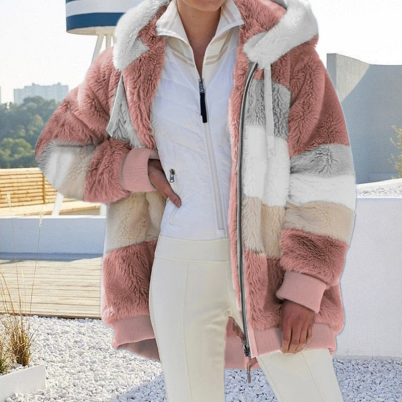 Madelaine | Veste Peluche pour Femme | Hiver