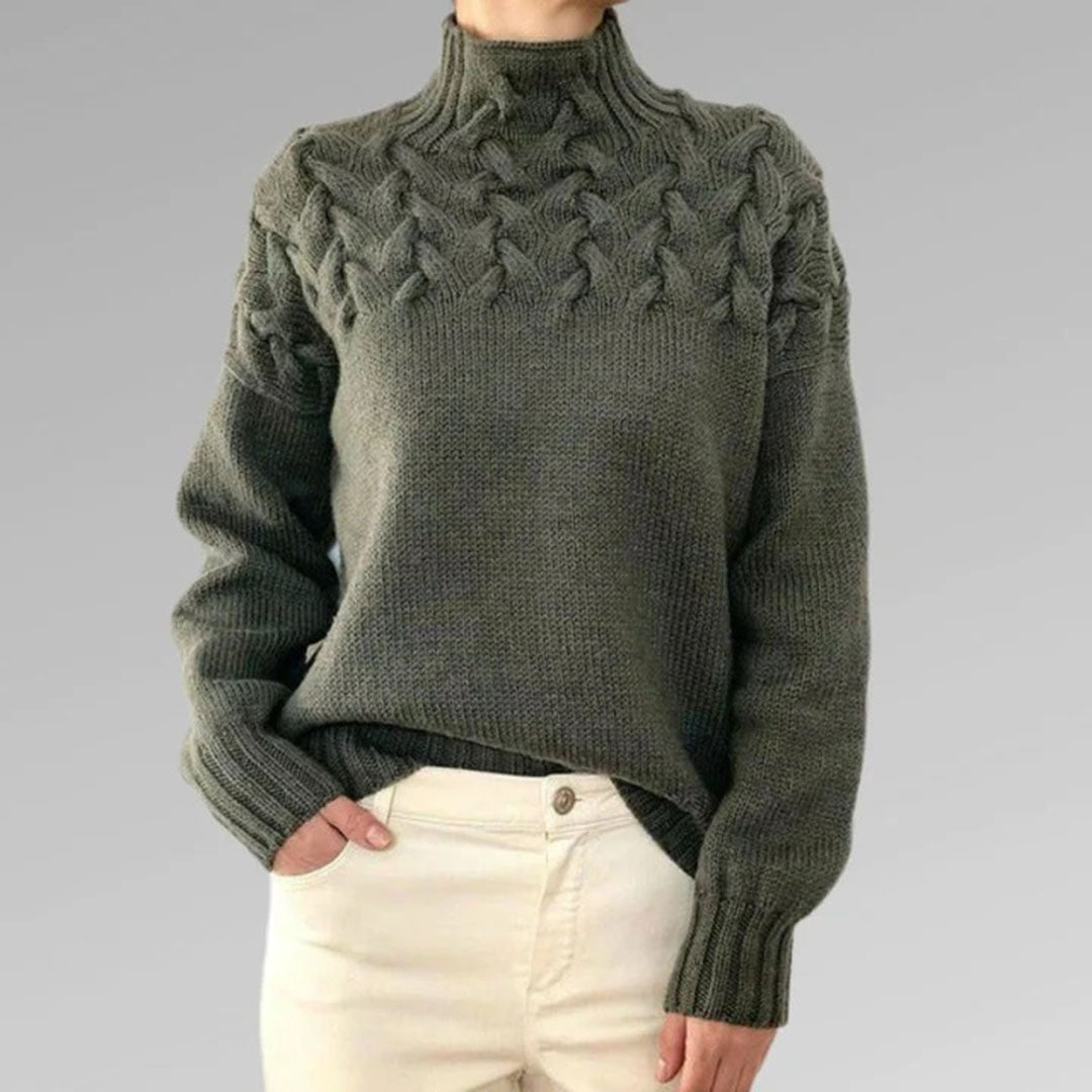 Jade | Pull Col Roulé pour femmes | Tricot
