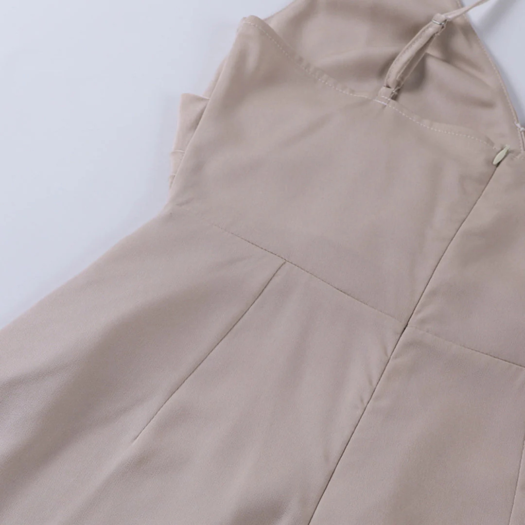 Robe Longue d'Invitée de Mariage Fendue pour Femme — photo 15