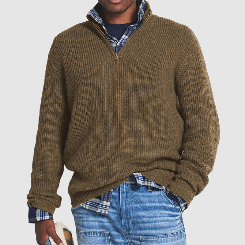 Joshua | Elégant pull demi-zip