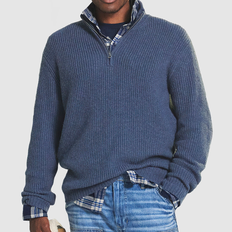 Joshua | Elégant pull demi-zip