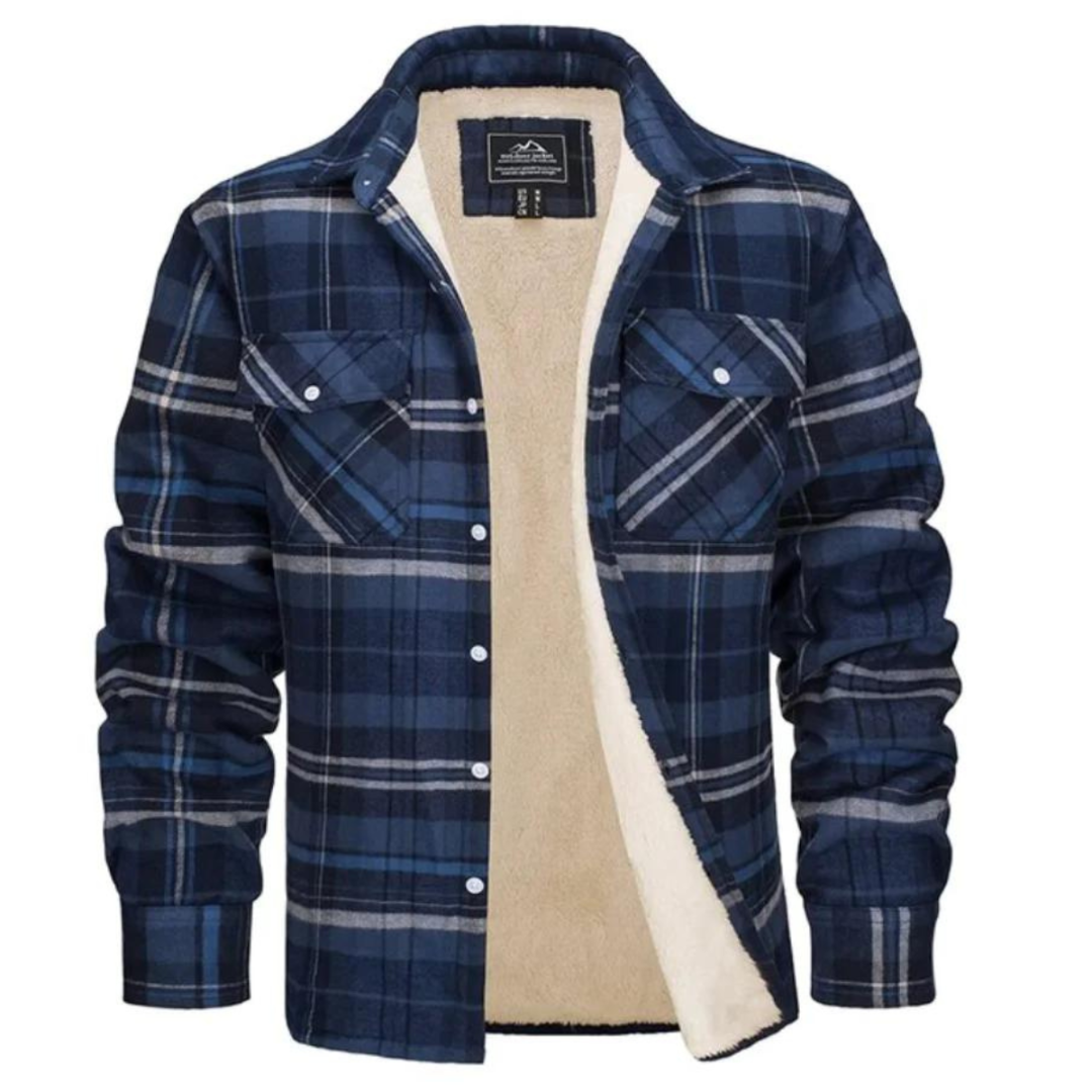 Veste À Carreaux Pour Hommes | Court