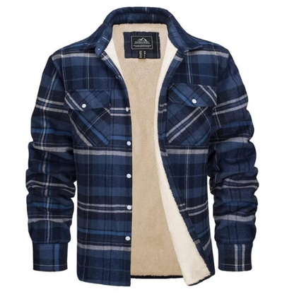 Veste À Carreaux Pour Hommes | Court
