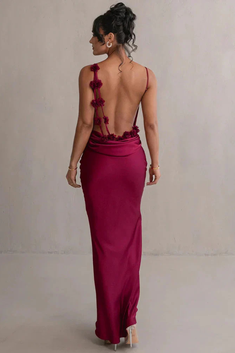 Robe d'invitée de Mariage Elégant Pour Femme | Maxi