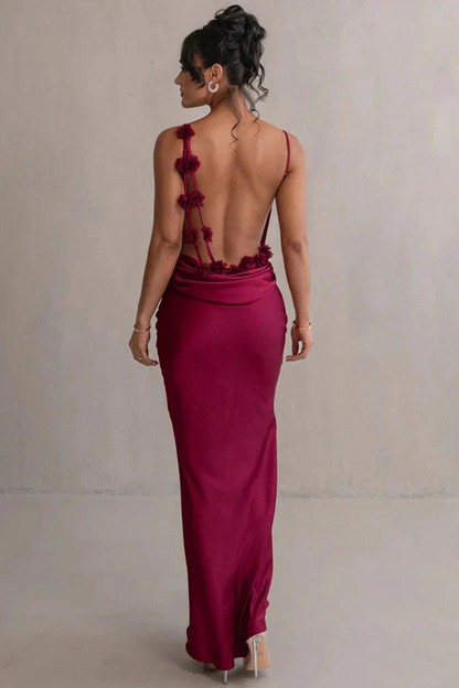 Robe d'invitée de Mariage Elégant Pour Femme | Maxi