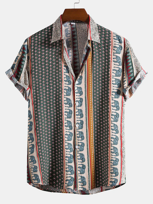 Bjorn | Chemise Raffiné Pour Hommes | Manche Courte