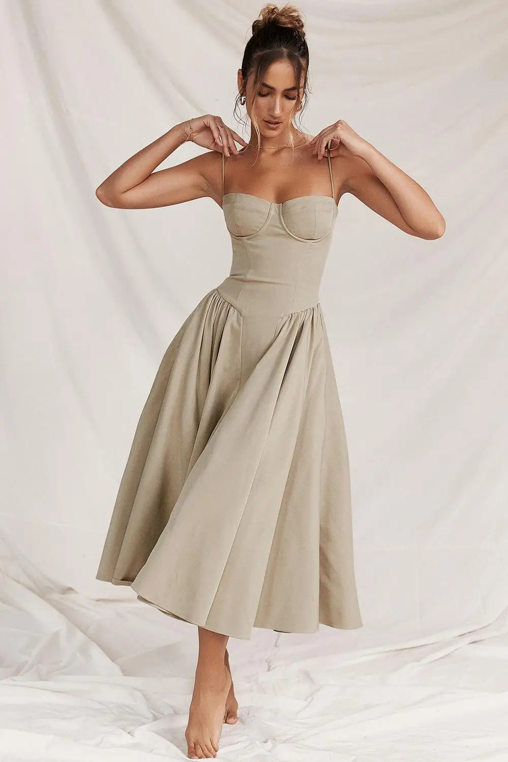 Robe d'été Flatteuse Pour Femme | Midi