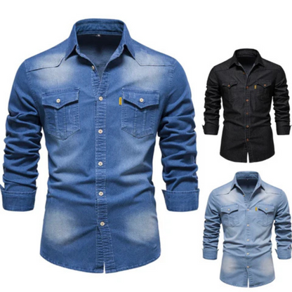 Servais | Chemise Coupe Cintrée Pour Hommes  | Longue Manche