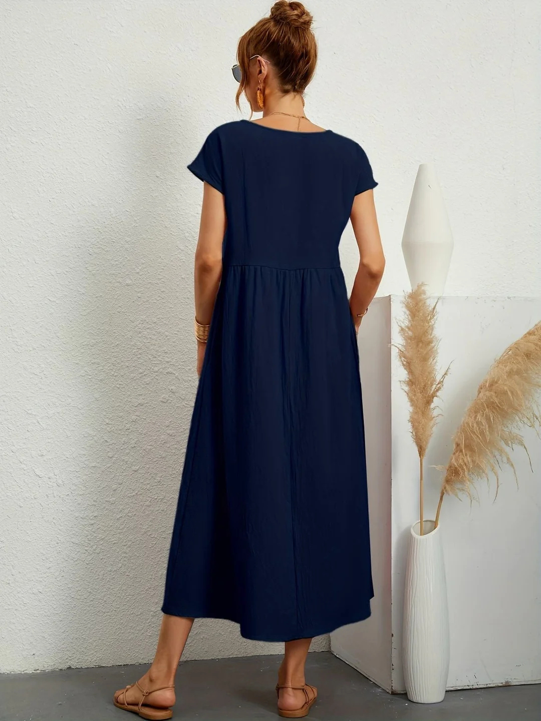 Robe d'été Minimaliste Pour Femme | Midi