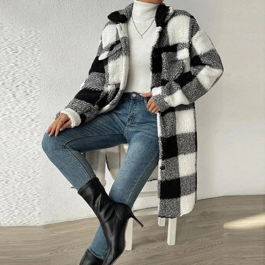 Manteau Tendance Pour Femme | À Carreaux