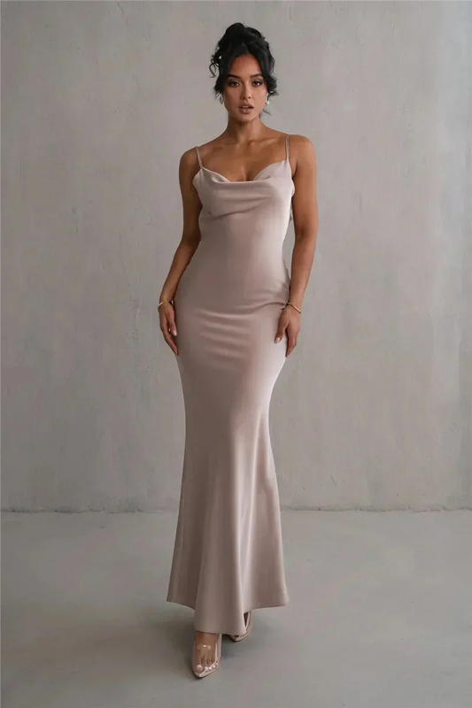 Robe d'invitée de Mariage Elégant Pour Femme | Maxi