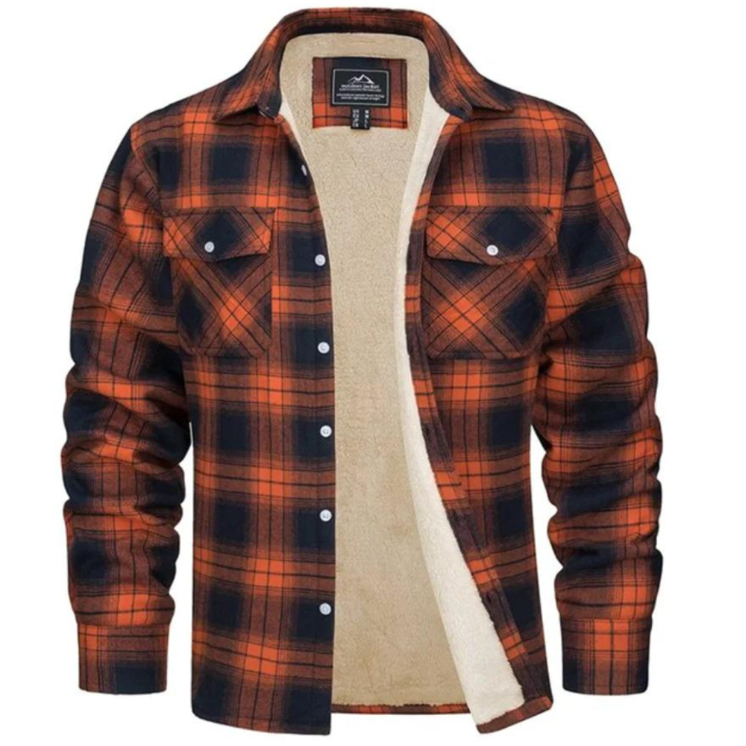 Veste À Carreaux Pour Hommes | Court